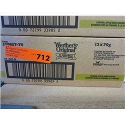 Case of Werther's original candies