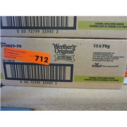 Case of Werther's original candies