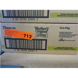 Case of Werther's original candies