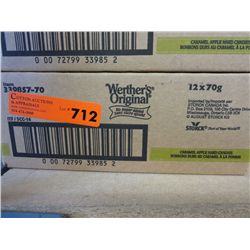 Case of Werther's original candies
