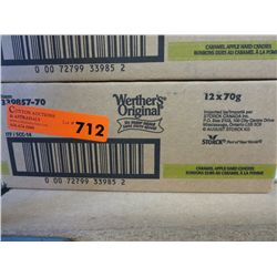 Case of Werther's original candies