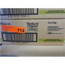 Case of Werther's original candies