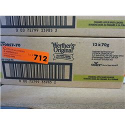Case of Werther's original candies