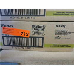 Case of Werther's original candies