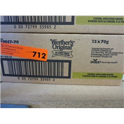 Case of Werther's original candies