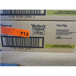 Case of Werther's original candies