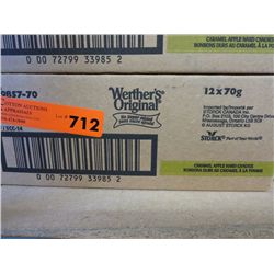 Case of Werther's original candies
