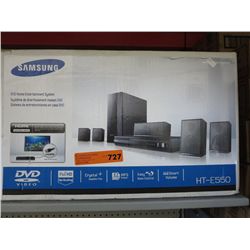 Samsung DVD home entertainment system, in box