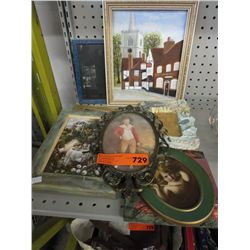 Assorted picture frames