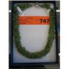 Image 1 : Green peridot gemstone chip necklace