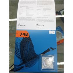 2014 Canadian goose $20 goose coin