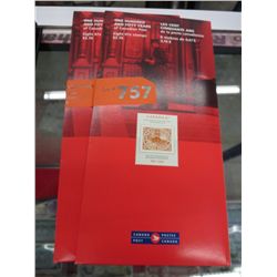 2001 Canada Post commemorative stamps