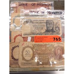 6 Bank of Argentina  bills