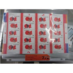 Canadian 20 stamp sheet - Vancouver 1998
