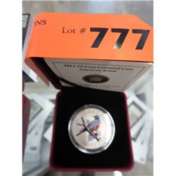 Canadian Mint 2013 coloured coin