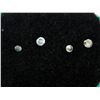 Image 1 : 4 round cut diamonds