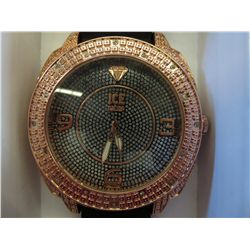 Genuine man's ice diamond watch