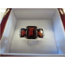 2.00 carat garnet ring.