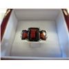 Image 1 : 2.00 carat garnet ring.