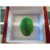 Image 1 : Rare Australian gaspeite gemstone ring