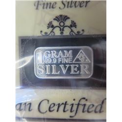 10 x .999 solid silver 2014 silver bars