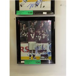 Autographed hockey photo - signatures