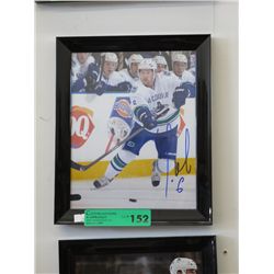 Autographed hockey photo "Yanuk Webber"