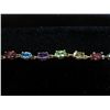 Image 1 : Multi-Gemstone Tennis bracelet