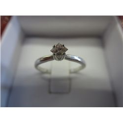 Princess cut Diamond solitaire ring