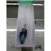 Image 2 : Free form blue agate slice pendant