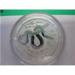 2013 Year of the Snake Australian 50 cent coin