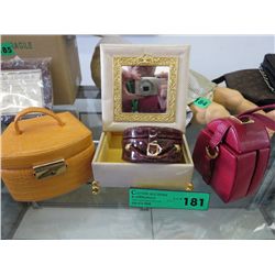 4 x jewelry boxes & containers