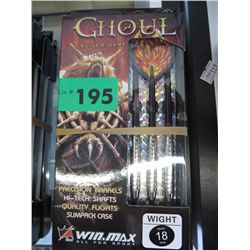 Three packages of Ghoul softip darts
