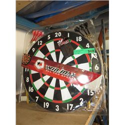 Dart game - board and darts