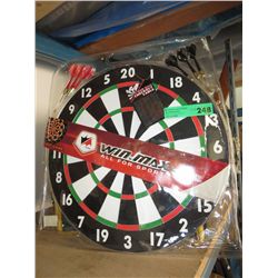 Dart game - board and darts