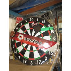 Dart game - board and darts