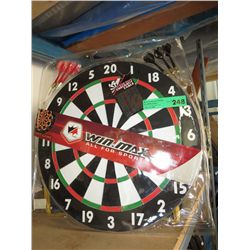 Dart game - board and darts