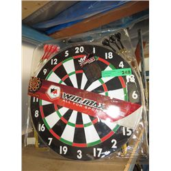 Dart game - board and darts