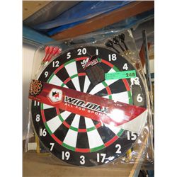Dart game - board and darts