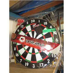 Dart game - board and darts