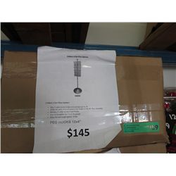 2 sided 2 tier floor spinner, new in box