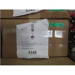 2 sided 2 tier floor spinner, new in box