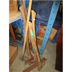 7 pieces of yard and garden tools