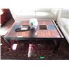 Image 1 : Wood coffee table, contemporary design