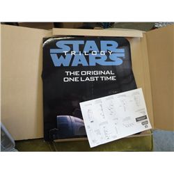 Star wars trilogy advertising standee