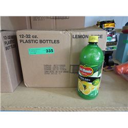 Case of del Monte lemon juice