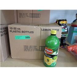 Case of del Monte lemon juice