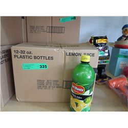 Case of del Monte lemon juice
