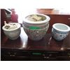 Image 1 : 3 ceramic planters, flowered patterns