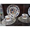 Image 2 : 89 piece English china, Dove Dale pattern